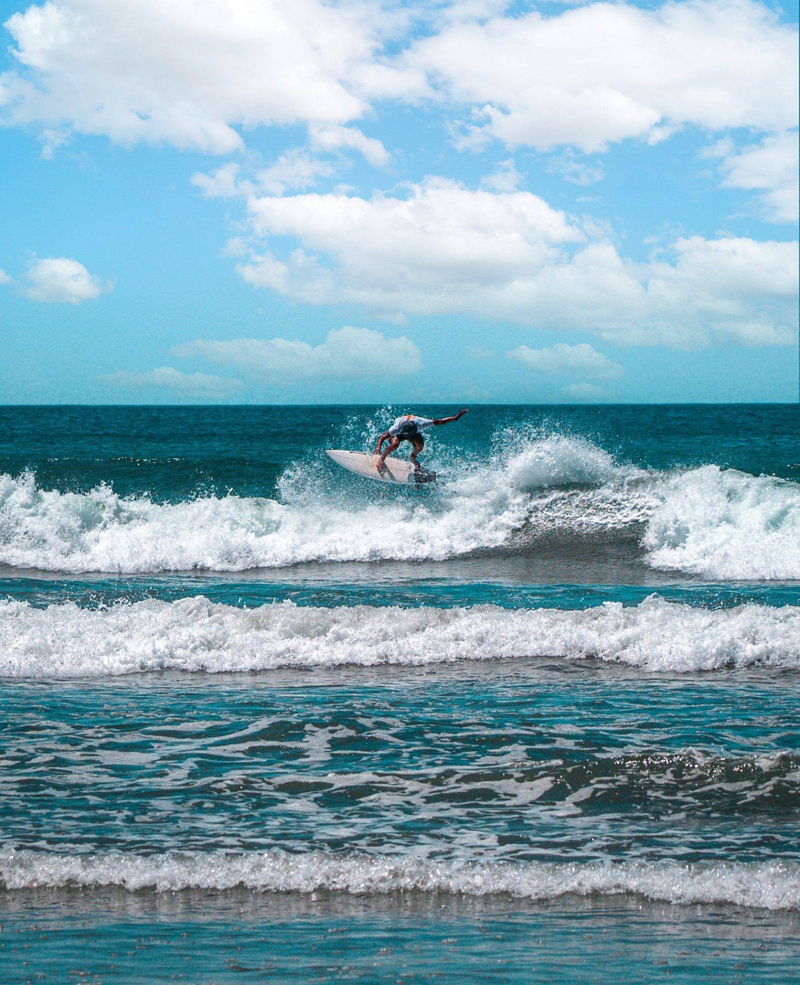 surfing near Tamarindo Costa Rica
