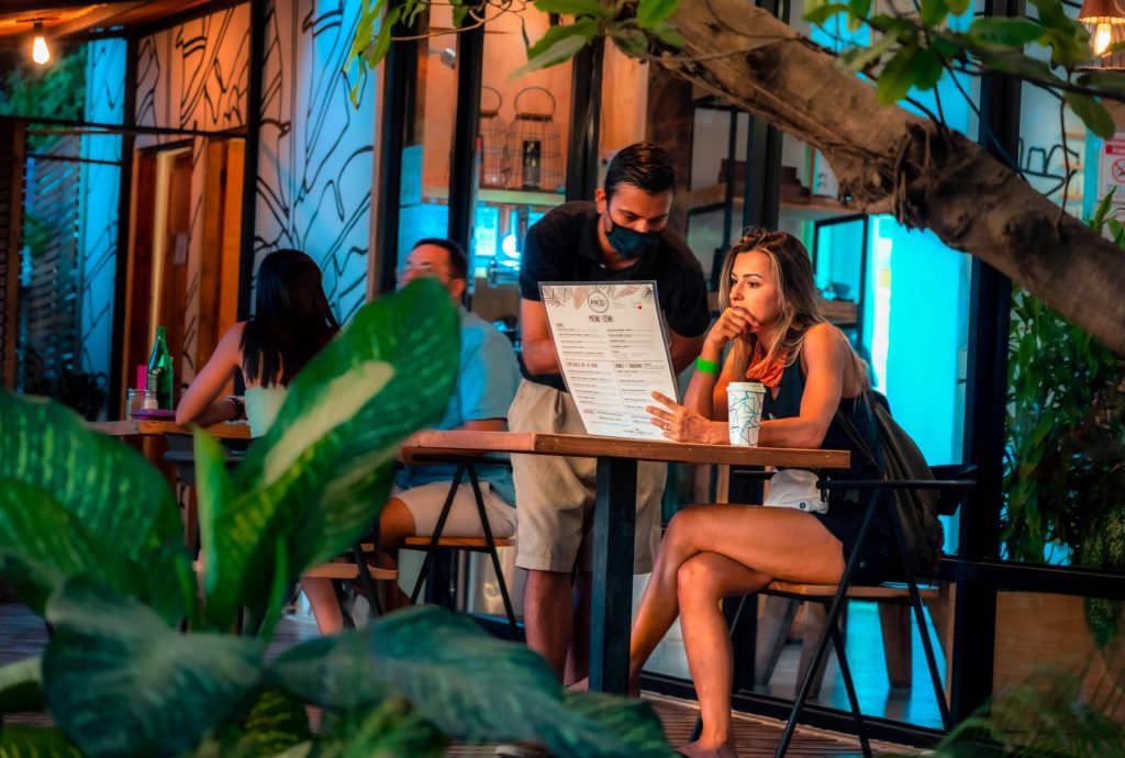 menu order at Tamarindo restaurants