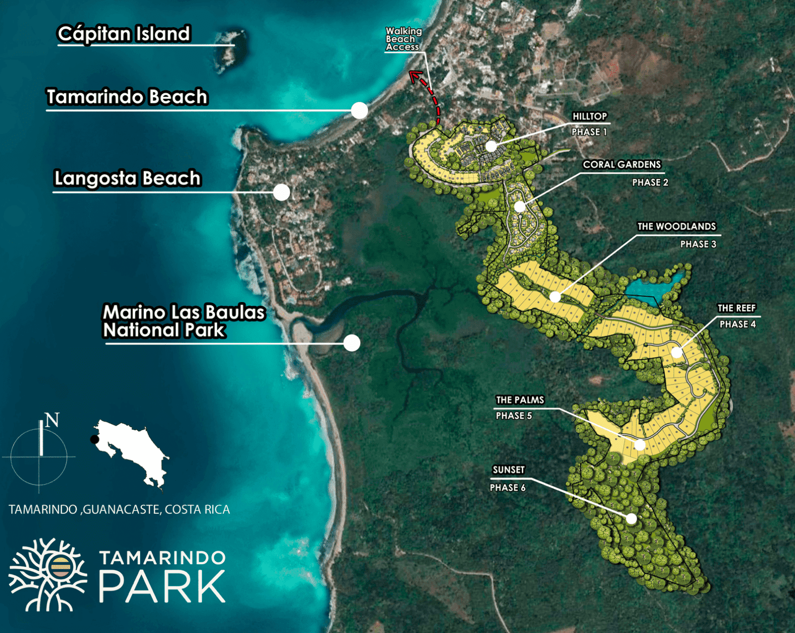 Tamarindo Park community map