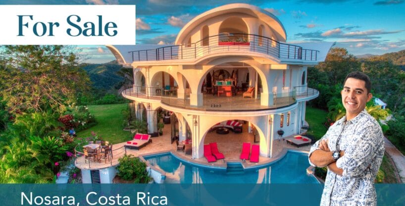 Casa Redonda – Ocean-View, Fully Furnished, Luxury Round Home on Huge Lot in Nosara!